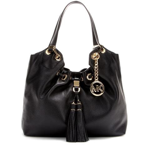 Michael Kors Large Camden Drawstring Leather Shoulder Bag 